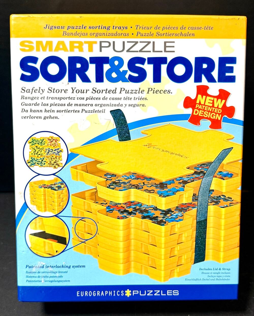 EuroGraphics Smart Puzzle Sort & Store tray set designed to organize & transport